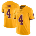 Kooe W.Commanders #4 Frankie Luvu Player Gold Vapor Limited Stitched Jerseys