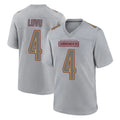 Kooe W.Commanders #4 Frankie Luvu Player Gray Atmosphere Fashion Home Game Stitched Jerseys