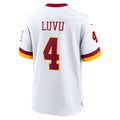 Kooe W.Commanders #4 Frankie Luvu Player White Game Football Jerseys