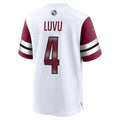 Kooe W.Commanders #4 Frankie Luvu Player White Home Game Football Jerseys