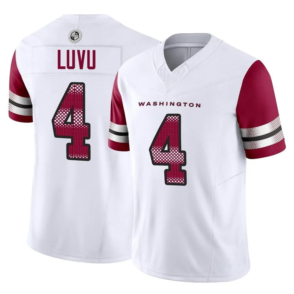Kooe W.Commanders #4 Frankie Luvu Player White Vapor F.U.S.E. Limited Football Jerseys