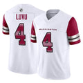 Kooe W.Commanders #4 Frankie Luvu Player White Vapor F.U.S.E. Limited Football Jerseys