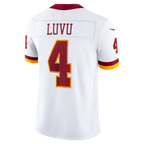 Kooe W.Commanders #4 Frankie Luvu White Vapor F.U.S.E. Stitched Limited Jerseys