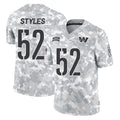 Kooe W.Commanders #52 Sonny Styles Player Arctic Camo Limited Salute To Service Home Game Stitched Jerseys