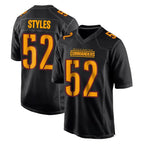 Kooe W.Commanders #52 Sonny Styles Player Black Carbon Fashion Home Game Stitched Jerseys