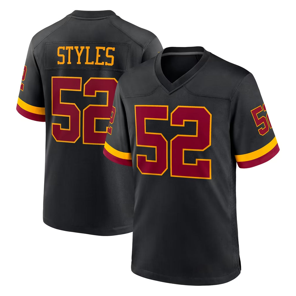 Kooe W.Commanders #52 Sonny Styles Player Black Limited Home Game Stitched Jerseys