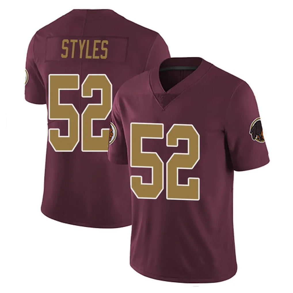 Kooe W.Commanders #52 Sonny Styles Player Burgundy Alternate Vapor Untouchable Home Game Stitched Jerseys