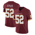 Kooe W.Commanders #52 Sonny Styles Player Burgundy Limited Team Color Vapor Untouchable Home Game Stitched Jerseys