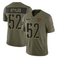 Kooe W.Commanders #52 Sonny Styles Player Olive 2025 Salute To Service Limited Home Game Stitched Jerseys