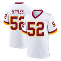 Kooe W.Commanders #52 Sonny Styles Player White Home Game Stitched Jerseys