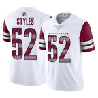 Kooe W.Commanders #52 Sonny Styles Player White Limited Vapor Home Game Stitched Jerseys