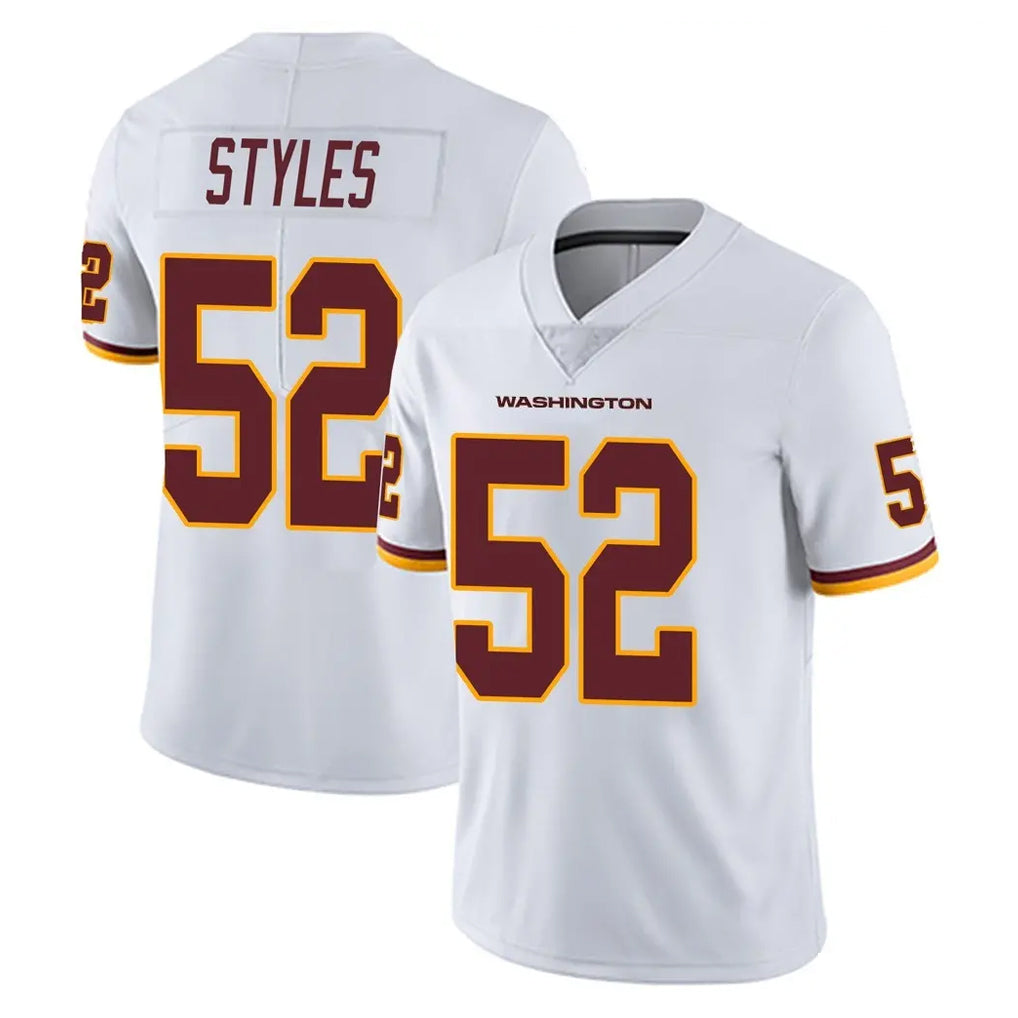 Kooe W.Commanders #52 Sonny Styles Player White Limited Vapor Untouchable Home Game Stitched Jerseys
