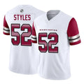 Kooe W.Commanders #52 Sonny Styles Player White Vapor F.U.S.E. Limited Home Game Stitched Jerseys