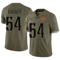 Kooe W.Commanders #54 Bobby Wagner Player Olive Salute To Service Limited Stitched Jerseys