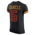 Kooe W.Commanders #5 Jayden Daniels Black Alternate Vapor F.U.S.E. Elite Stitched Jerseys