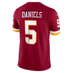 Kooe W.Commanders #5 Jayden Daniels Burgundy Team Vapor F.U.S.E. Stitched Limited Jerseys