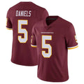 Kooe W.Commanders #5 Jayden Daniels Player Burgundy Vapor Limited Stitched Jerseys