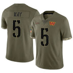 Kooe W.Commanders #5 Jayden Daniels Player Olive Salute To Service Limited Stitched Jerseys