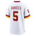 Kooe W.Commanders #5 Jayden Daniels Player White Home Game Stitched Jerseys