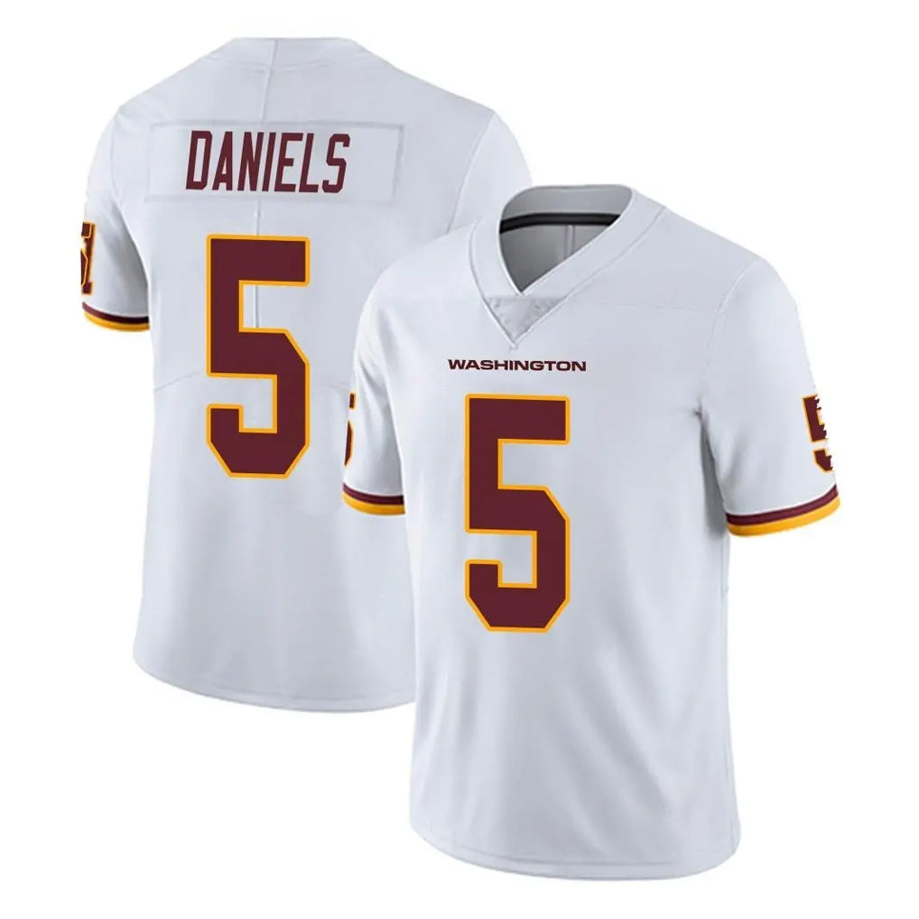 Kooe W.Commanders #5 Jayden Daniels Player White Limited Vapor Untouchable Home Game Stitched Jerseys