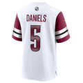 Kooe W.Commanders #5 Jayden Daniels White 2024 Draft First Round Pick Player Game Stitched Jersey