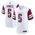 Kooe W.Commanders #5 Jayden Daniels White 2024 Draft First Round Pick Player Game Stitched Jerseys