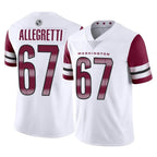 Kooe W.Commanders #67 Nick Allegretti Player White Limited Vapor Home Game Stitched Jerseys