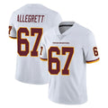 Kooe W.Commanders #67 Nick Allegretti Player White Limited Vapor Untouchable Home Game Stitched Jerseys