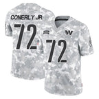Kooe W.Commanders #72 Josh Conerly Jr. Player Arctic Camo Limited Salute To Service Home Game Stitched Jerseys