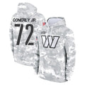 Kooe W.Commanders #72 Josh Conerly Jr. Player Arctic Camo Limited Salute to Service Pullover Hoodies Game Stitched Jerseys
