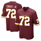 Kooe W.Commanders #72 Josh Conerly Jr. Player Burgundy Team Color Home Game Stitched Jerseys
