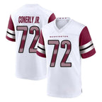 Kooe W.Commanders #72 Josh Conerly Jr. Player White Game Home Stitched Jerseys