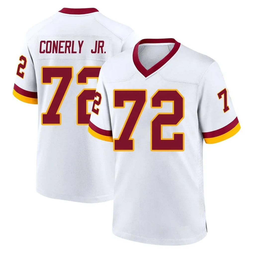 Kooe W.Commanders #72 Josh Conerly Jr. Player White Home Game Stitched Jerseys