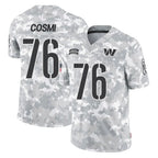Kooe W.Commanders #76 Sam Cosmi Player Arctic Camo Limited Salute To Service Home Game Stitched Jerseys