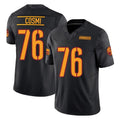 Kooe W.Commanders #76 Sam Cosmi Player Black Limited Vapor F.U.S.E. Home Game Stitched Jerseys