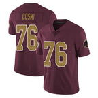 Kooe W.Commanders #76 Sam Cosmi Player Burgundy Alternate Vapor Untouchable Home Game Stitched Jerseys