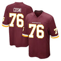 Kooe W.Commanders #76 Sam Cosmi Player Burgundy Team Color Home Game Stitched Jerseys