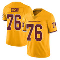 Kooe W.Commanders #76 Sam Cosmi Player Gold Limited Color Rush Home Game Stitched JerseysW.Commanders #76 Sam Cosmi Player Gold Limited Color Rush Home Game Stitched Jerseys