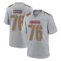 Kooe W.Commanders #76 Sam Cosmi Player Gray Atmosphere Fashion Home Game Stitched Jerseys