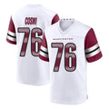 Kooe W.Commanders #76 Sam Cosmi Player White Game Home Stitched Jerseys