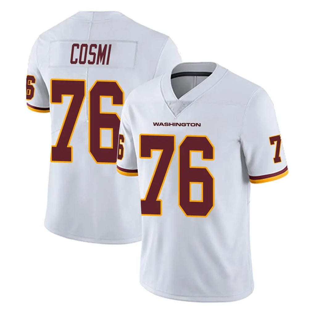 Kooe W.Commanders #76 Sam Cosmi Player White Limited Vapor Untouchable Home Game Stitched Jerseys