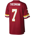 Kooe W.Commanders #7 Joe Theismann Mitchell & Ness Burgundy Legacy Replica Stitched Puhic Jersey