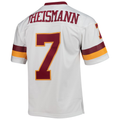 Kooe W.Commanders #7 Joe Theismann Mitchell & Ness White Legacy Replica Stitched Puhic Jersey