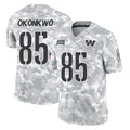 Kooe W.Commanders #85 Chig Okonkwo Player Arctic Camo Limited Salute To Service Home Game Stitched Jerseys