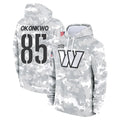 Kooe W.Commanders #85 Chig Okonkwo Player Arctic Camo Limited Salute to Service Pullover Hoodies Game Stitched Jerseys
