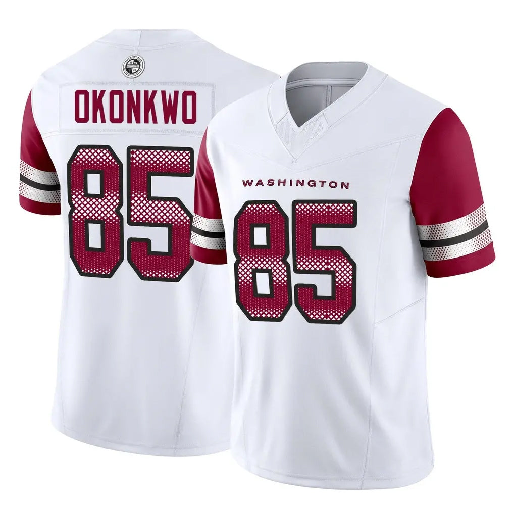 Kooe W.Commanders #85 Chig Okonkwo Player White Vapor F.U.S.E. Limited Home Game Stitched Jerseys
