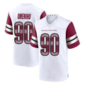 Kooe W.Commanders #90 Charles Omenihu Player White Game Home Stitched Jerseys
