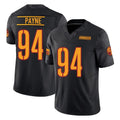 Kooe W.Commanders #94 Daron Payne Player Black Limited Vapor F.U.S.E. Home Game Stitched Jerseys