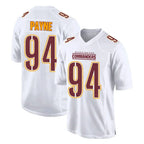 Kooe W.Commanders #94 Daron Payne Player White Tundra Fashion Home Game Stitched Jerseys