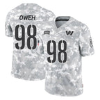Kooe W.Commanders #98 Odafe Oweh Player Arctic Camo Limited Salute To Service Home Game Stitched Jerseys
